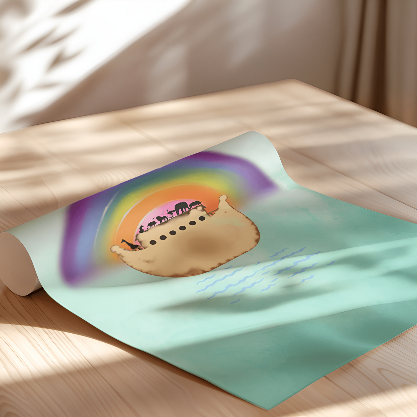 The Ark of Promise: Christian Wall Art - Modern Home Decor & Faith Prints